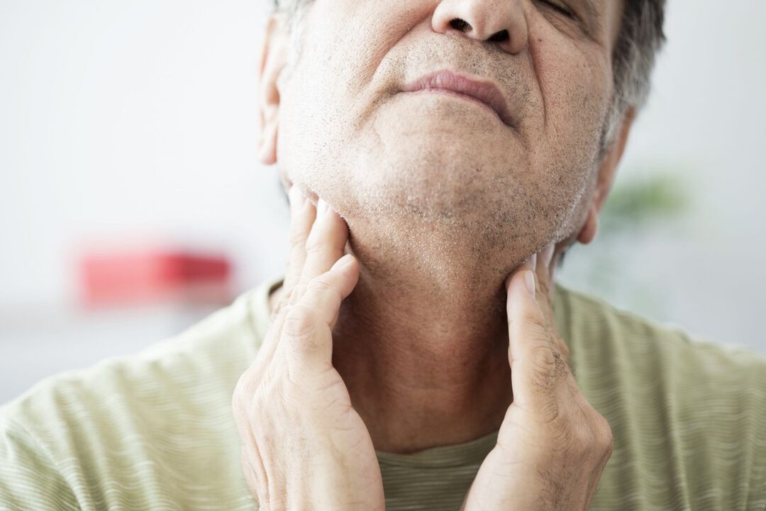 lymph node inflammation as a cause of neck pain