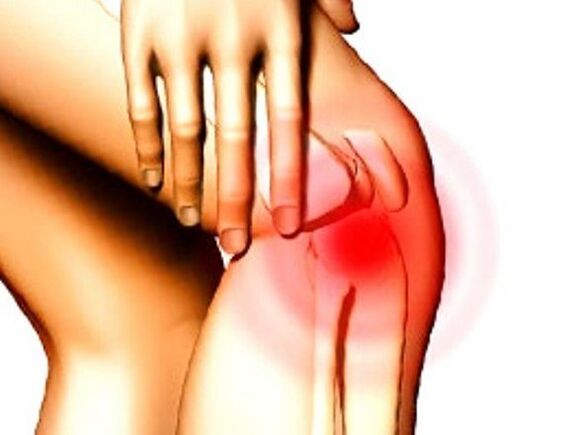 Throbbing knee pain caused by a meniscal tear